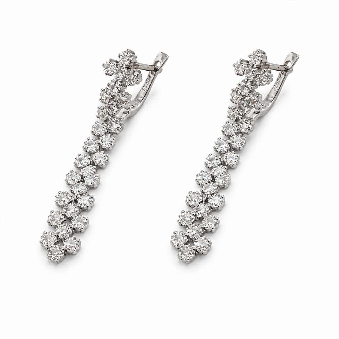 Shimmer Bar Necklace Set — Pure 925 Sterling Silver
