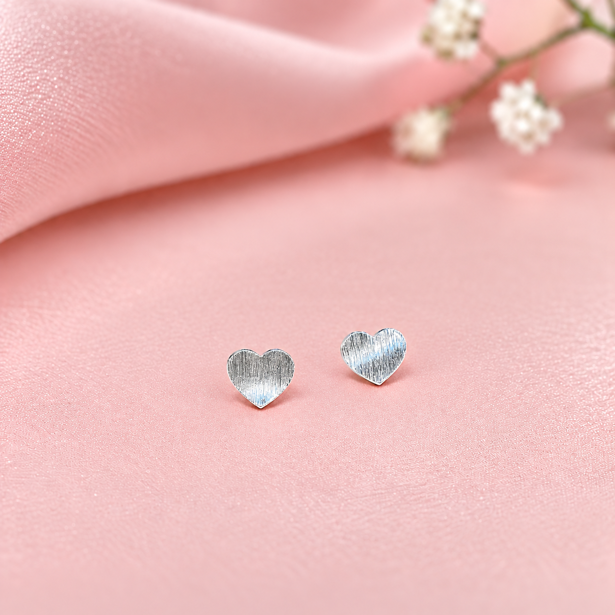 Heart Elegance 925 Silver Earrings