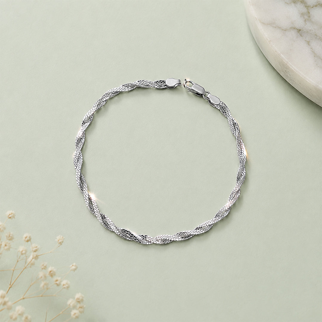 Luna Shine – Italian Silver Anklet