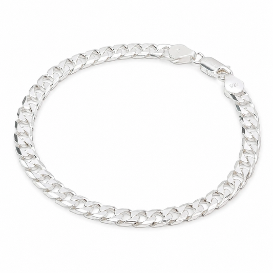 Men Sleek Box Chain Bracelet