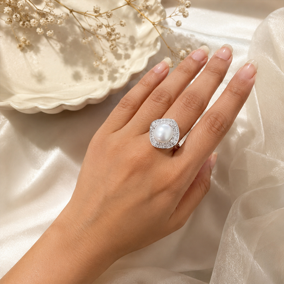 Pearl Elan Ring