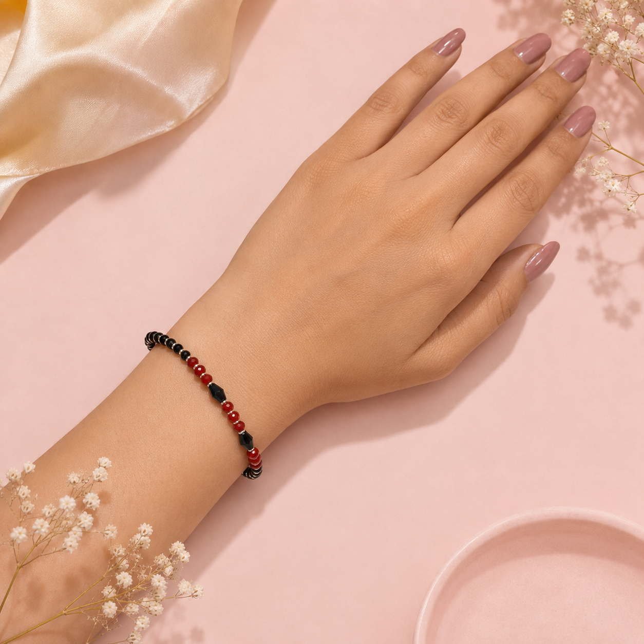 Red Beaded Nazariya (Single)