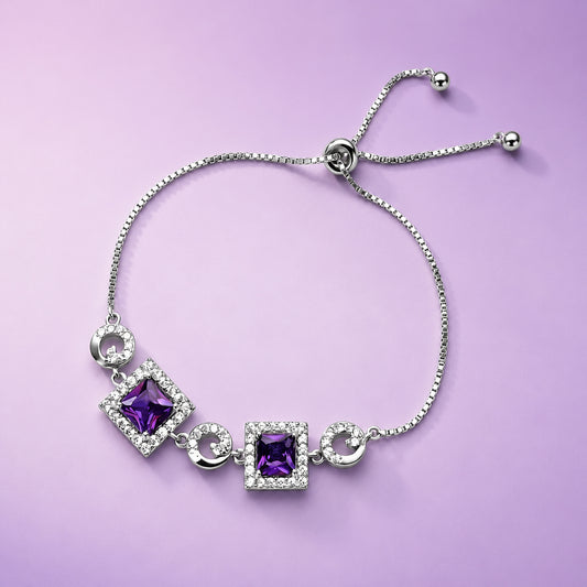 Royal Violet Grace Bracelet